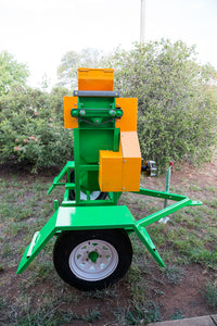Roller Mill supplied with Stand and Hopper on Trailer - 14" 540 PTO 6.5 tonne per hour