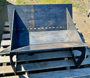6mm fire pit 1000mm x 1000mm